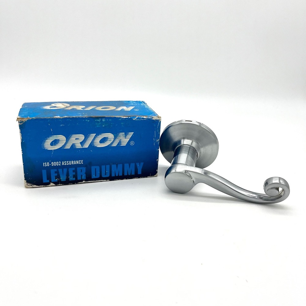 Orion Lever Dummy Door Handle US26D Finish‎ 1 3/8" to 1 3/4" Backset